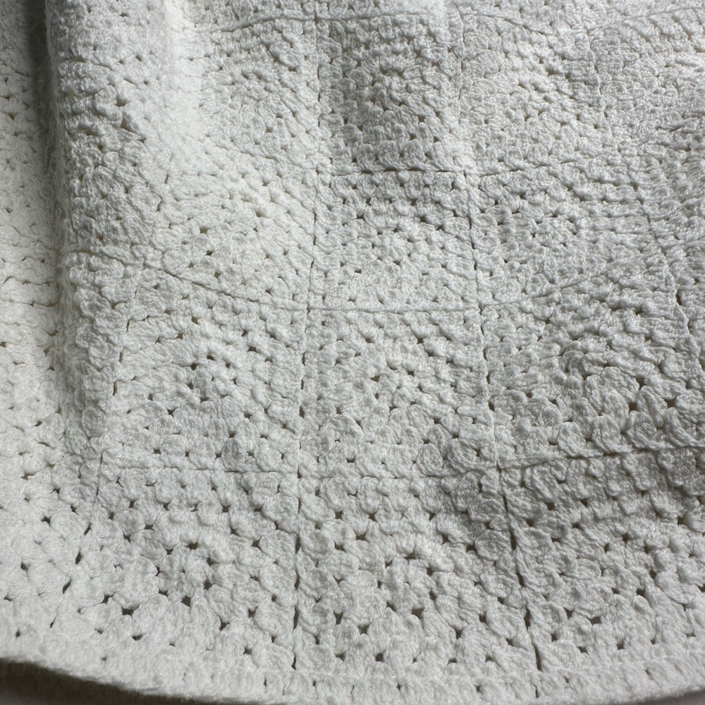 Art Class Sweater Knit Skirt Girls Size Medium 7/8 White Elastic Waist Lined - Picture 10 of 10
